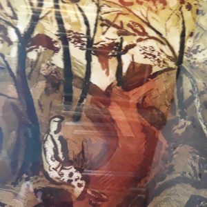 Harmonia tranquila na floresta