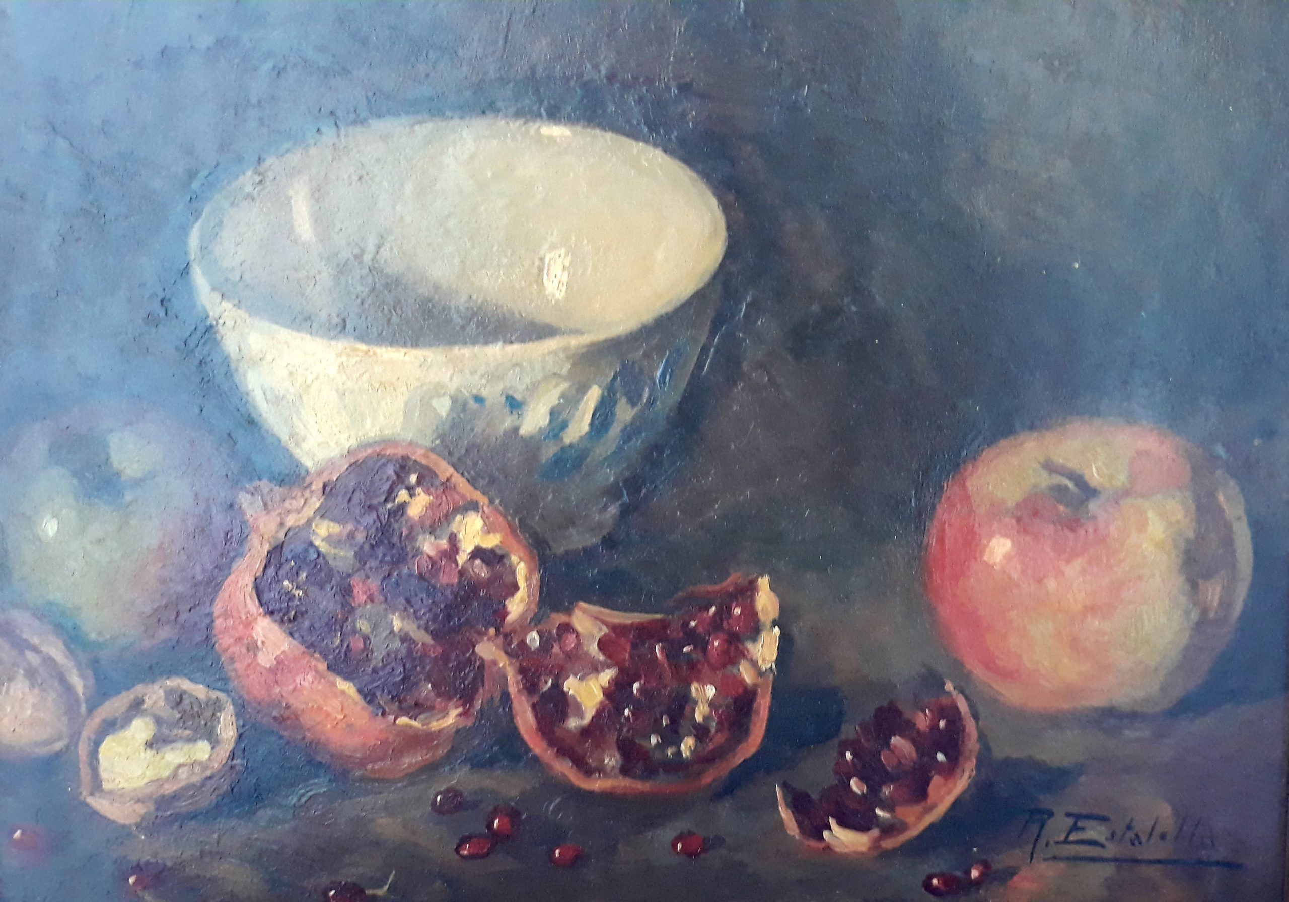 Still Life with Pomegranates and Apples 1 Still Life with Pomegranates and Apples