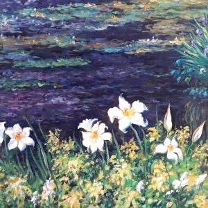 Irises em Quiet Water