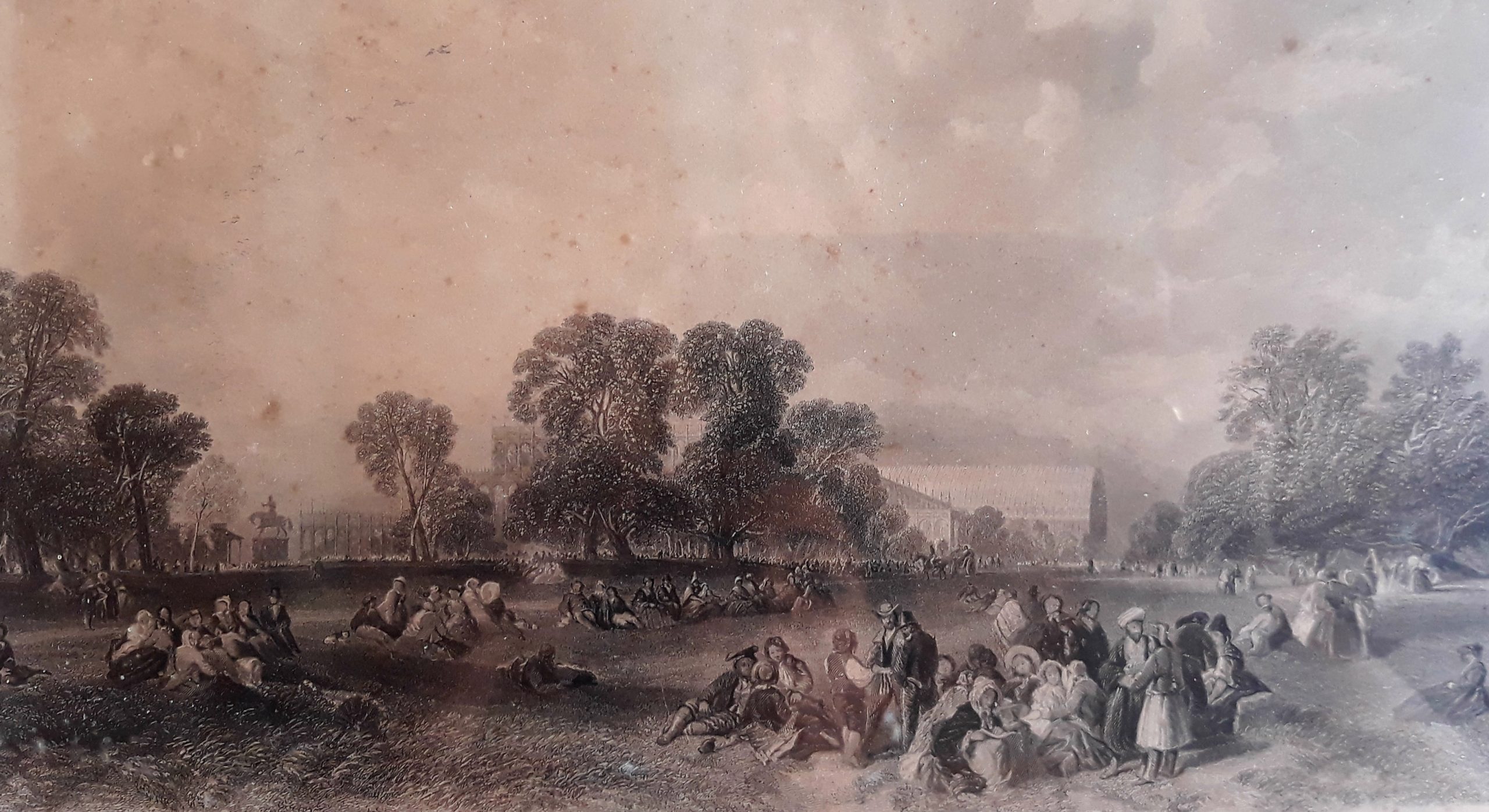 Parque de Hyde em 1851 1 Hyde Park em 1851